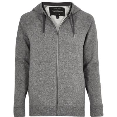 Grey marl hoodie